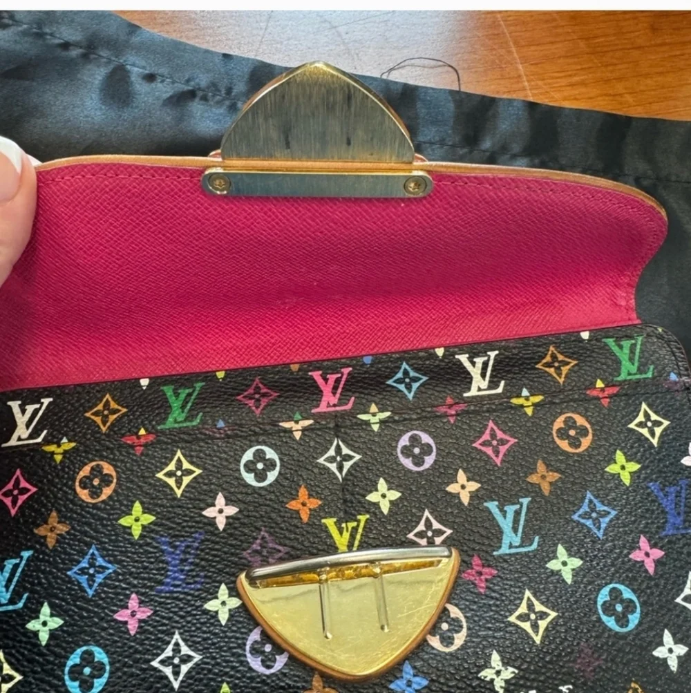 Louis Vuitton Murakami Multicolor Monogram Wallet/Clutch